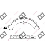 DJ PARTS - BS1202 - Торм.колодки барабанные djparts bs1202 (k2295  nr-1057  fn-2295)